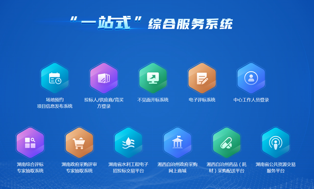 “一站式”综合服务系统上线，公共资源交易运行技术服务再升级